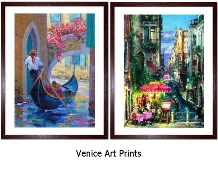 Venice Art Framed Prints